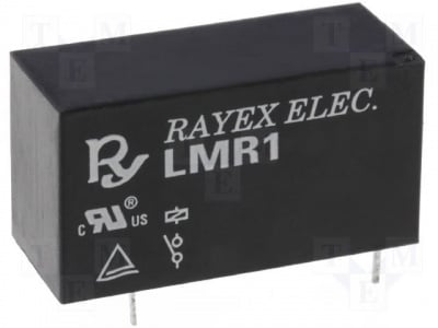 Реле LMR1A-12D Реле: електромагнитно; SPST-NO; Uбобина:12VDC; 12A/250VAC; 12A